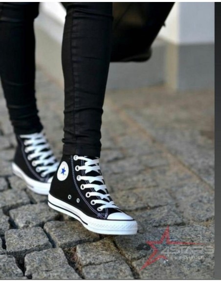 Converse All Star High Top Sneaker- Black and White