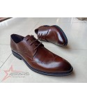 Laced Official Men's Oxford Shoes - Coffee Brown