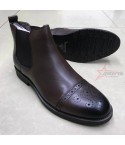 Oxford Official Leather Billionaire  Boots - Coffee Brown