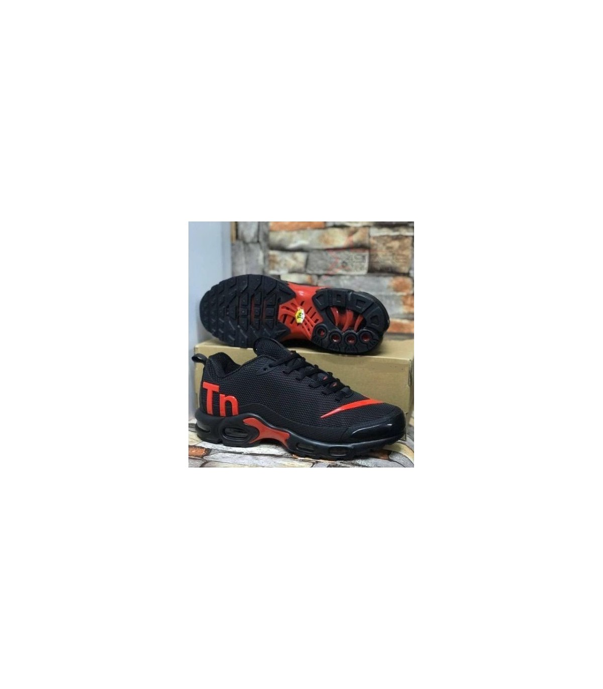 Nike Mercurial TN - Black/Red