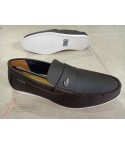 Coffee Brown Lacoste  Slip On Loafers