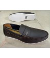 Coffee Brown Lacoste  Slip On Loafers