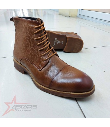 Brown Billionaire Leather Long Boots