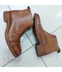 Brown Billionaire Leather Long Boots