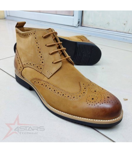 Brown Oxford Billionaire Official Leather Boots
