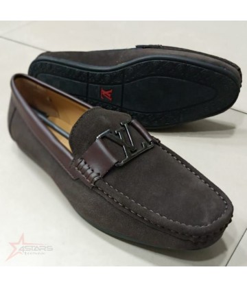 LV Custom Suede Loafers -...