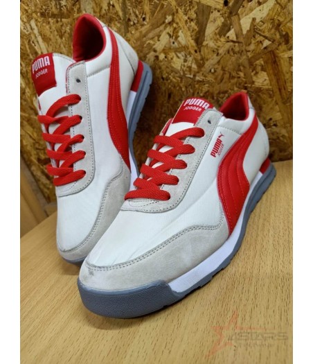 Puma Jogger Sneakers - Grey Red