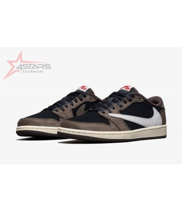 Air Jordan 1 Low Travis Scott Reverse 'Dark Mocha'