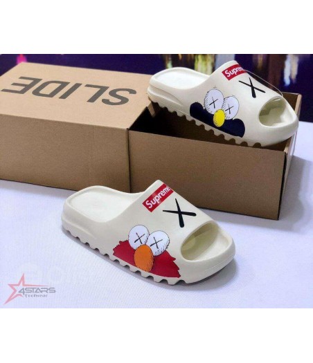 Custom Adidas Yeezy Slides 'Kaws Supreme'