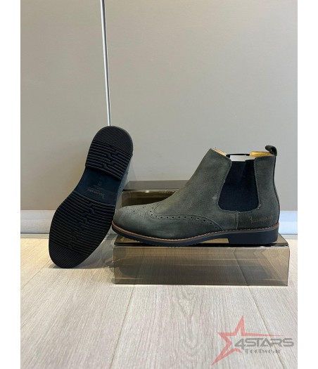 Slip On Oxford Billionaire Chelsea Boots - Green