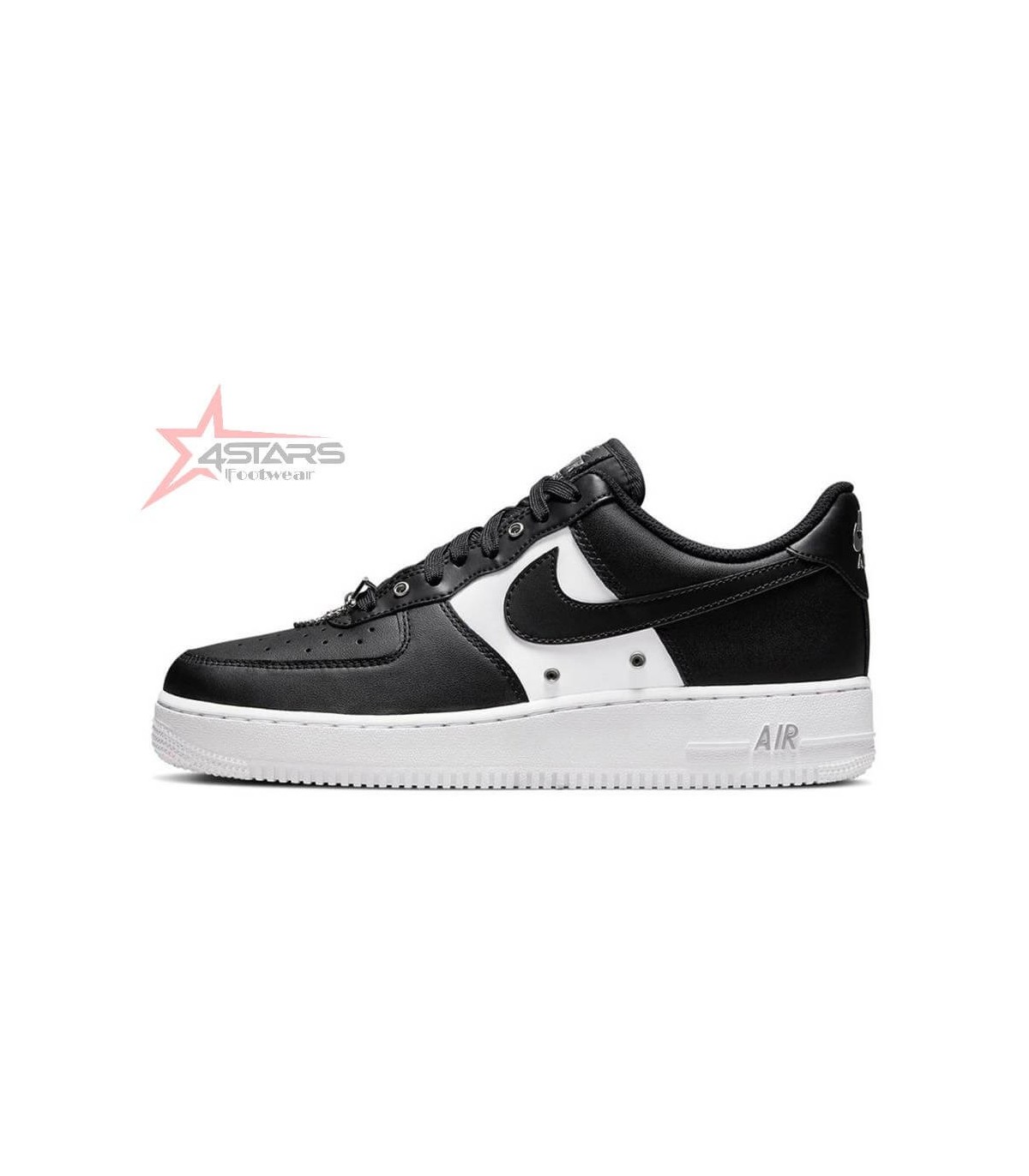 Nike Air Force 1 '07 Snap Button Bling Black White