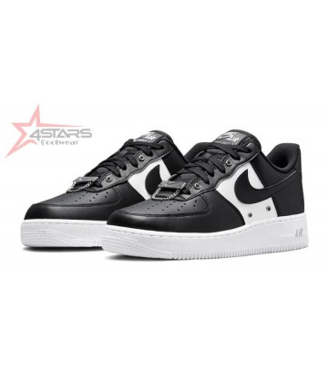 Nike Air Force 1 '07 Snap Button Bling Black White