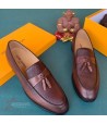 Louis Vuitton Leather Moccasins - Brown