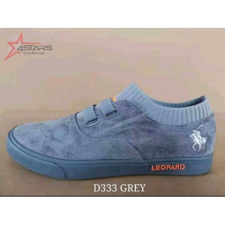 Leopard Rubber Shoes (D333) Grey