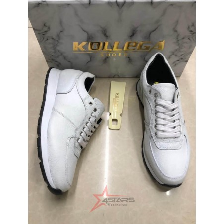 Turkey Leather Sneakers - White
