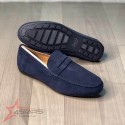 Dolce & Gabbana Suede Loafers - Navy