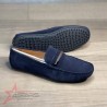 Tod's Suede Leather Loafers - Navy