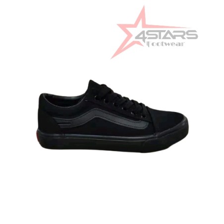 Women's Leopard Rubber Shoes (W011) - Black