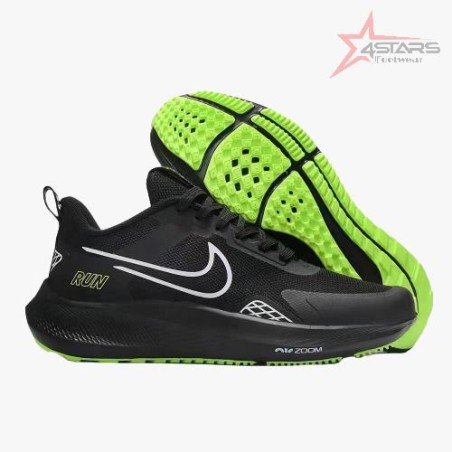 Nike Zoom Air Running Shoes - Black Green