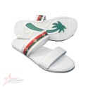 Slip On Gucci Sandals - White