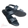 Men's Strappy Sandals - Black