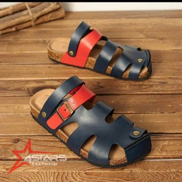 Cork Closed Leather Sandals...