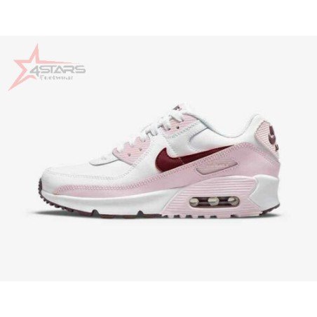 Women's Nike Air Max 90 LTR White/Pink Foam