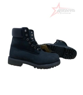 Genuine Leather Timberland Boots - Black
