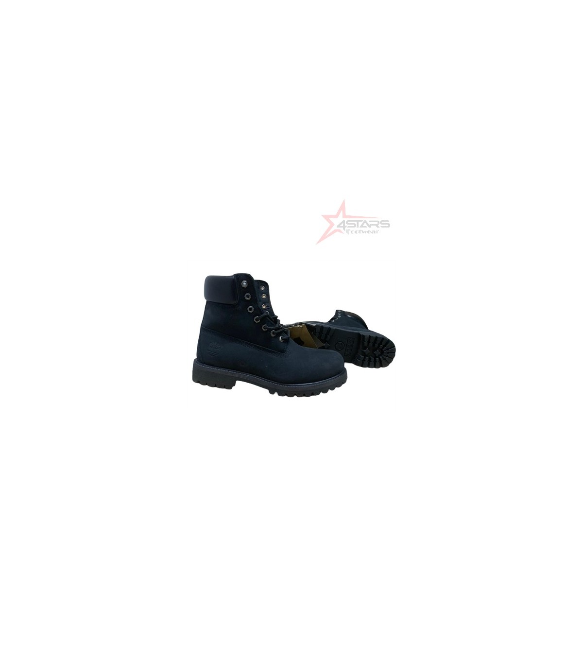 Genuine Leather Timberland Boots - Black