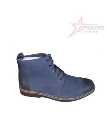 Billionaire Soft Leather Boots - Blue