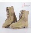 Siwar Non Zipped Military Boots - Light Brown