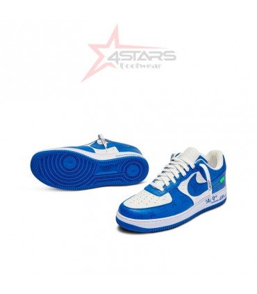 Louis Vuitton X Air Force 1 Low Royal Blue