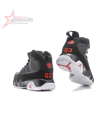 Air Jordan 9 Black White Varsity Red