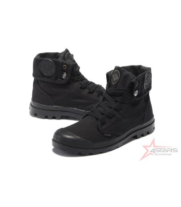 Palladium Pallabrouse All BlackHigh-top Military Ankle Boots