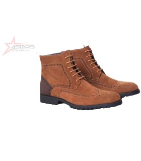 Bolludi Brown Oxford Suede Chelsea Boots