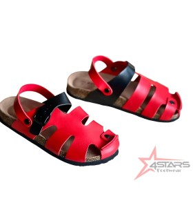 Guolofei Cork Sandals - Red