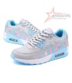 Ladies Fashion Sneakers - Grey/Blue