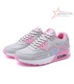 Ladies Fashion Sneakers - Grey/Pink