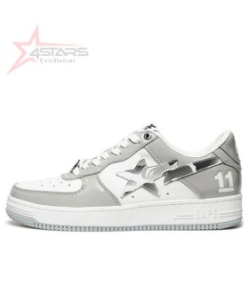 A Bathing Ape Bape Sta Patent Leather Grey