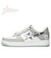 A Bathing Ape Bape Sta Patent Leather Grey