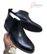 Clarks Genuine Leather Slip On Official Boots - Black