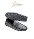 Louis Vuitton Checkered Genuine Leather Loafers - Grey/Black