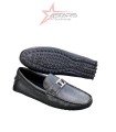 Louis Vuitton Genuine Leather Loafers - Black