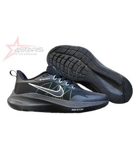Nike Winflo 8 SpeedX Road Running Shoes - Black/White/Green