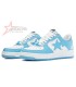 A Bathing Ape Bape Sta Patent Leather Low Blue