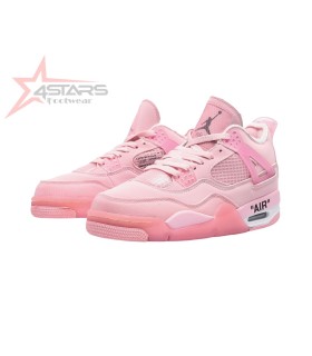 Off White x Air Jordan 4  'Pink'