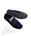 Men's Ferragamo Suede Loafers - Navy