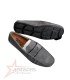 Men's Ferragamo Suede Loafers - Grey