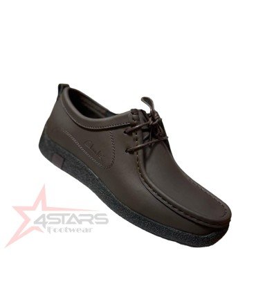 Clarks Leather Wallabees - Coffee