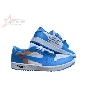 Off-White Jordan 1 Low UNC Custom